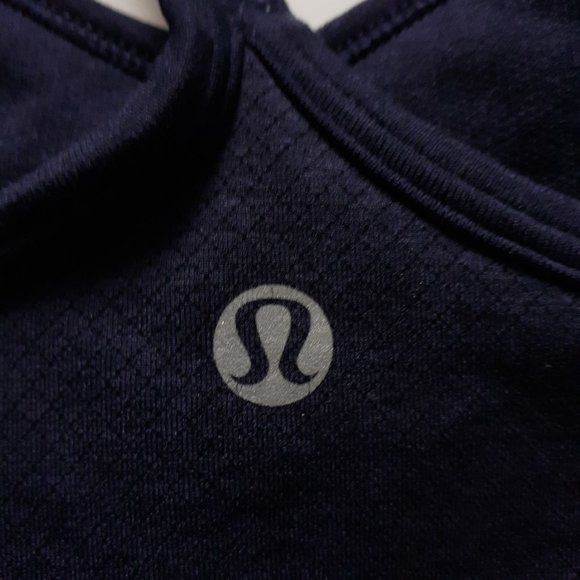 Lululemon Ebb & Flow Bra in Deep Indigo Blue Size 6 - Picture 3 of 10